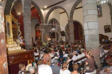 Oficios religiosos del mediodía y procesión del Santo Cristo de Telde (Foto TA)